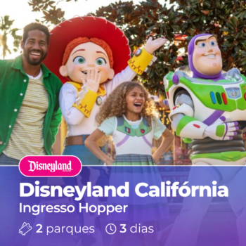 Disneyland Califórnia - 3 Dias (Hopper)