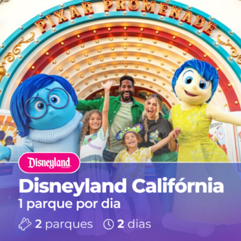 Disneyland Califórnia - 2 Dias (1 parque por dia)